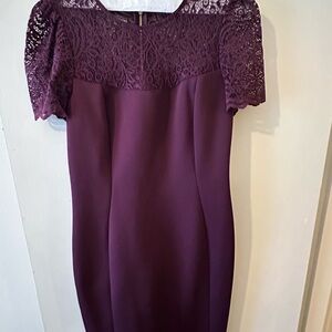 Purple Lace Top Dress